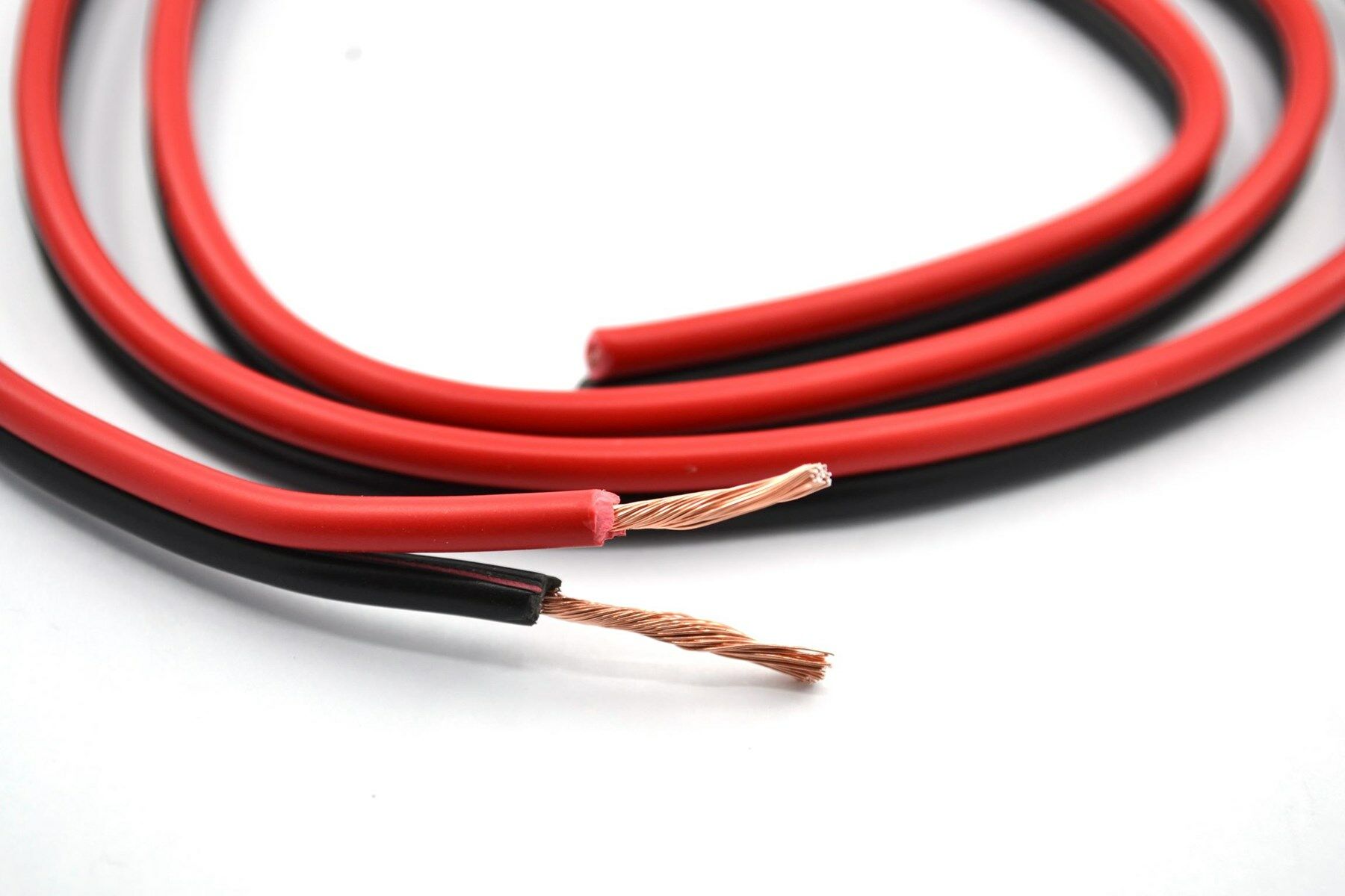 Picture of 2X1,50mm² Bitişik Hoparlör Kablosu Kırmızı Siyah