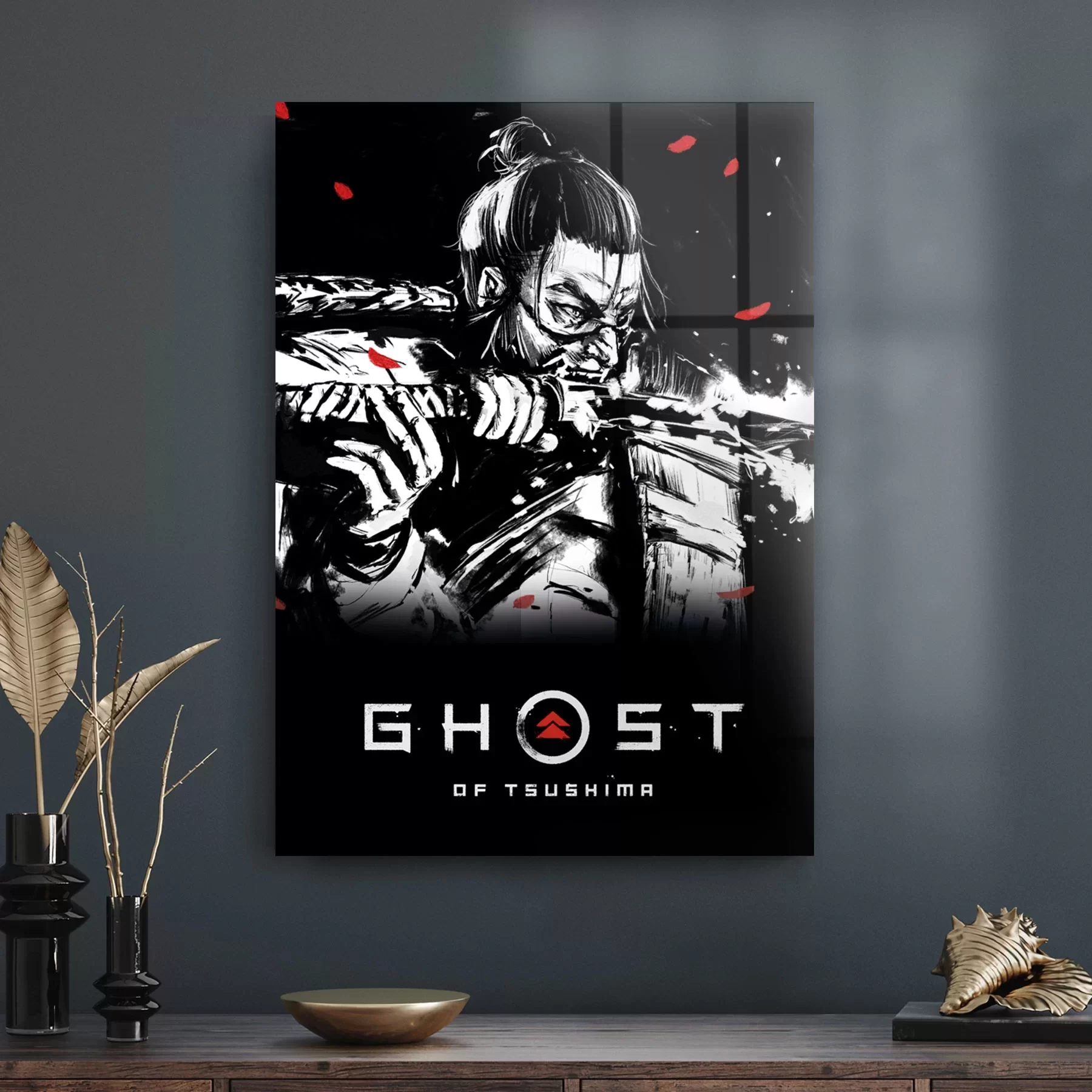 Picture of Decovetro Cam Tablo Ghost Of Tsushima 30x40 cm