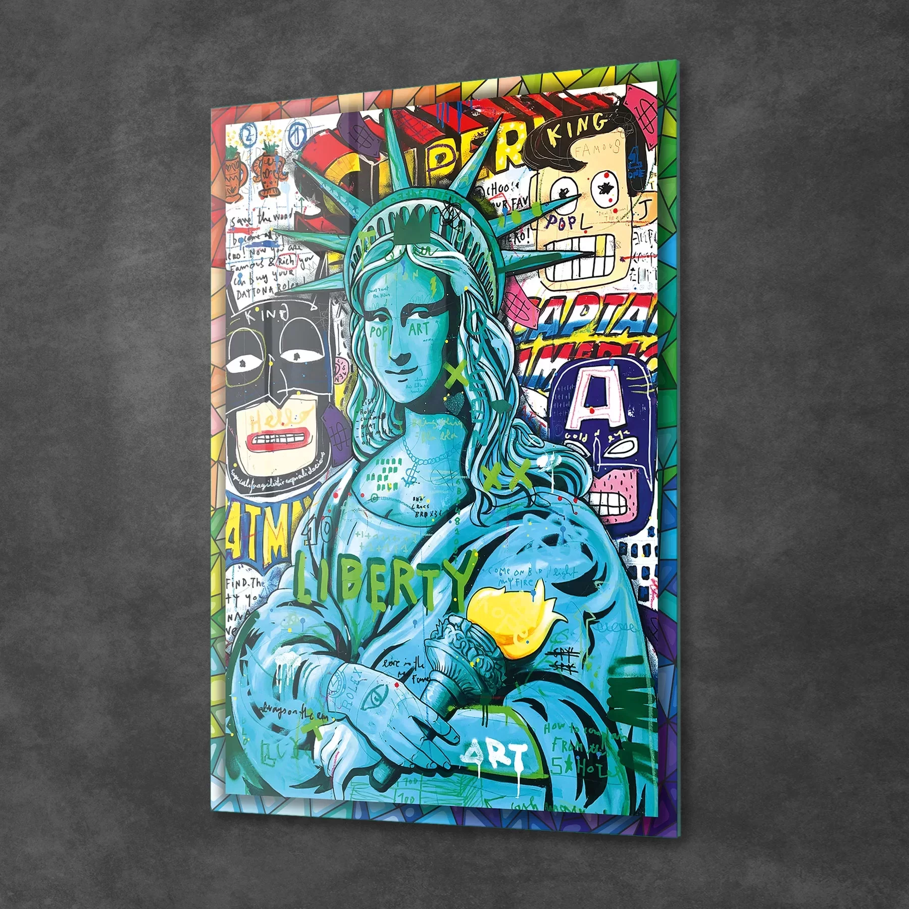 Picture of Decovetro Cam Tablo Pop Art New York 70x100 cm