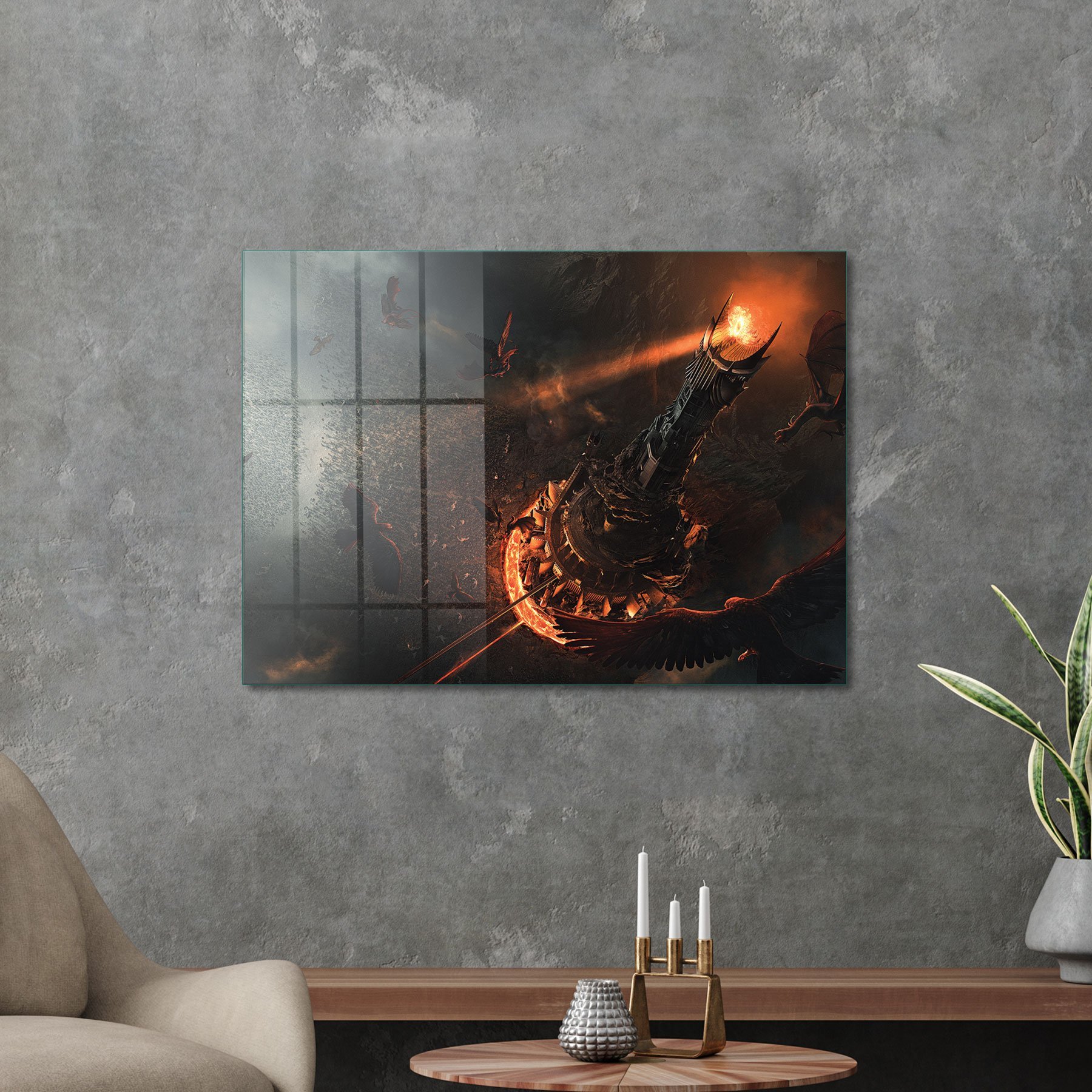 Picture of Decovetro Cam Tablo Lotr Battle Of Mordor 70x100 cm