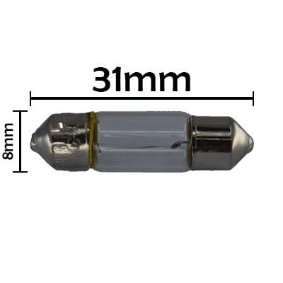 Picture of 10 Adet 12V 3W Sofit Ampul 31mmx8mm