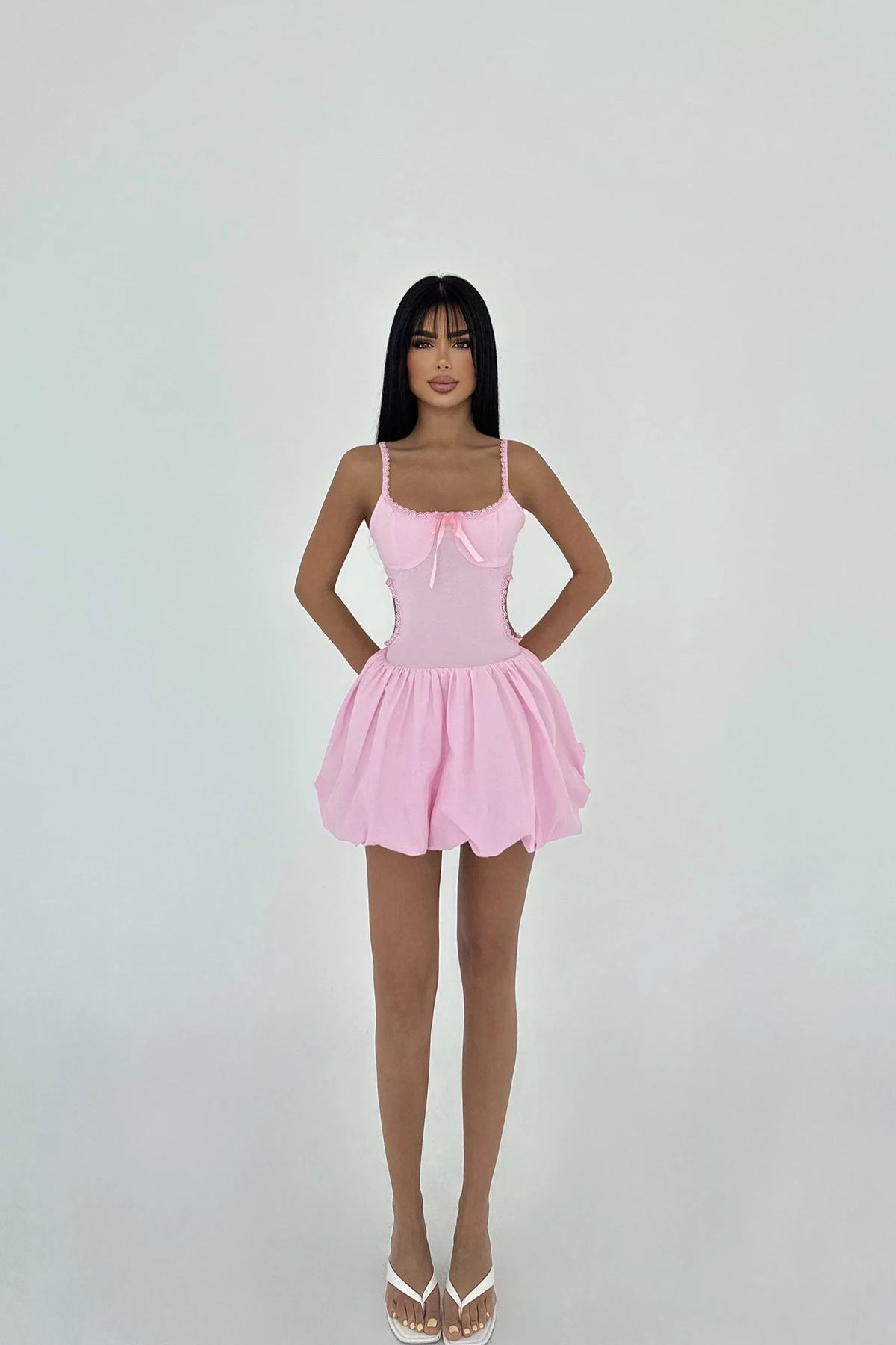 Picture of Pink Strap Mini Dress