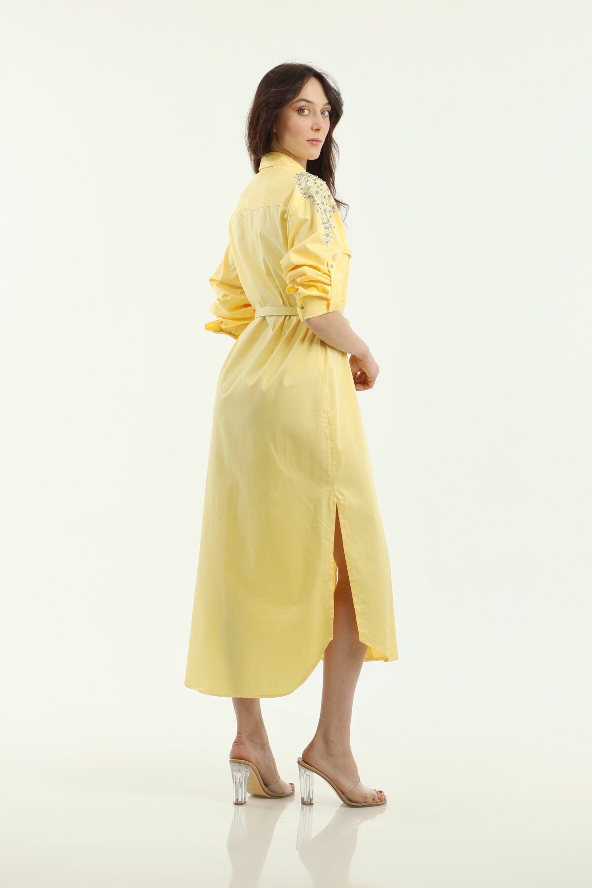 Picture of ELBİSE UZUN POPLİN