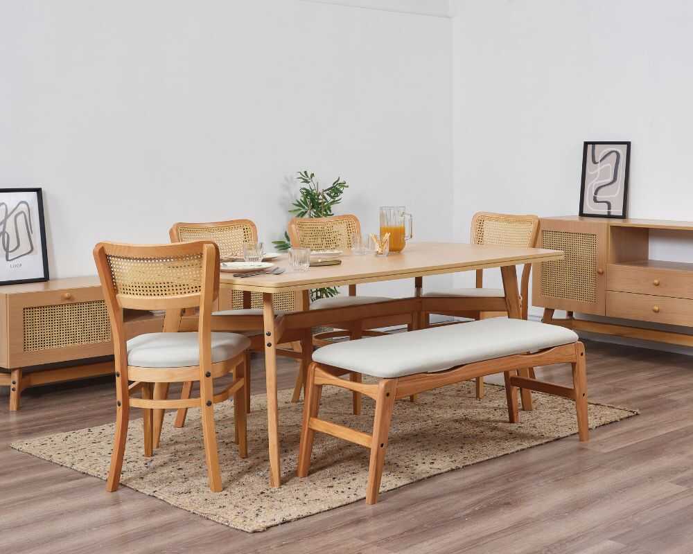 Picture of Hazeran 4 Sandalye 1 Bench  1 Pera Masa (90x180)