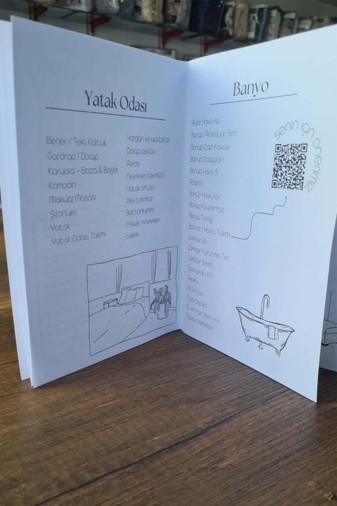 Picture of Çeyiz Diyarı Gelinin Çiçekli Çeyiz Defteri