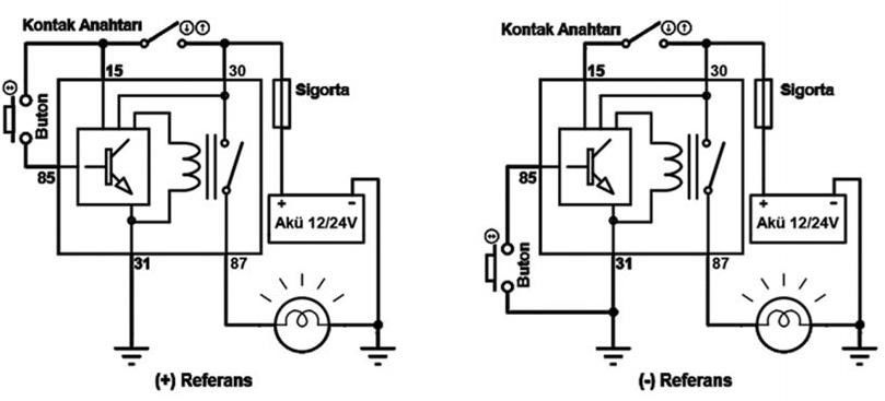 Picture of Start Stop Rölesi Tek Buton Aç Kapa (+) Referans 201011003