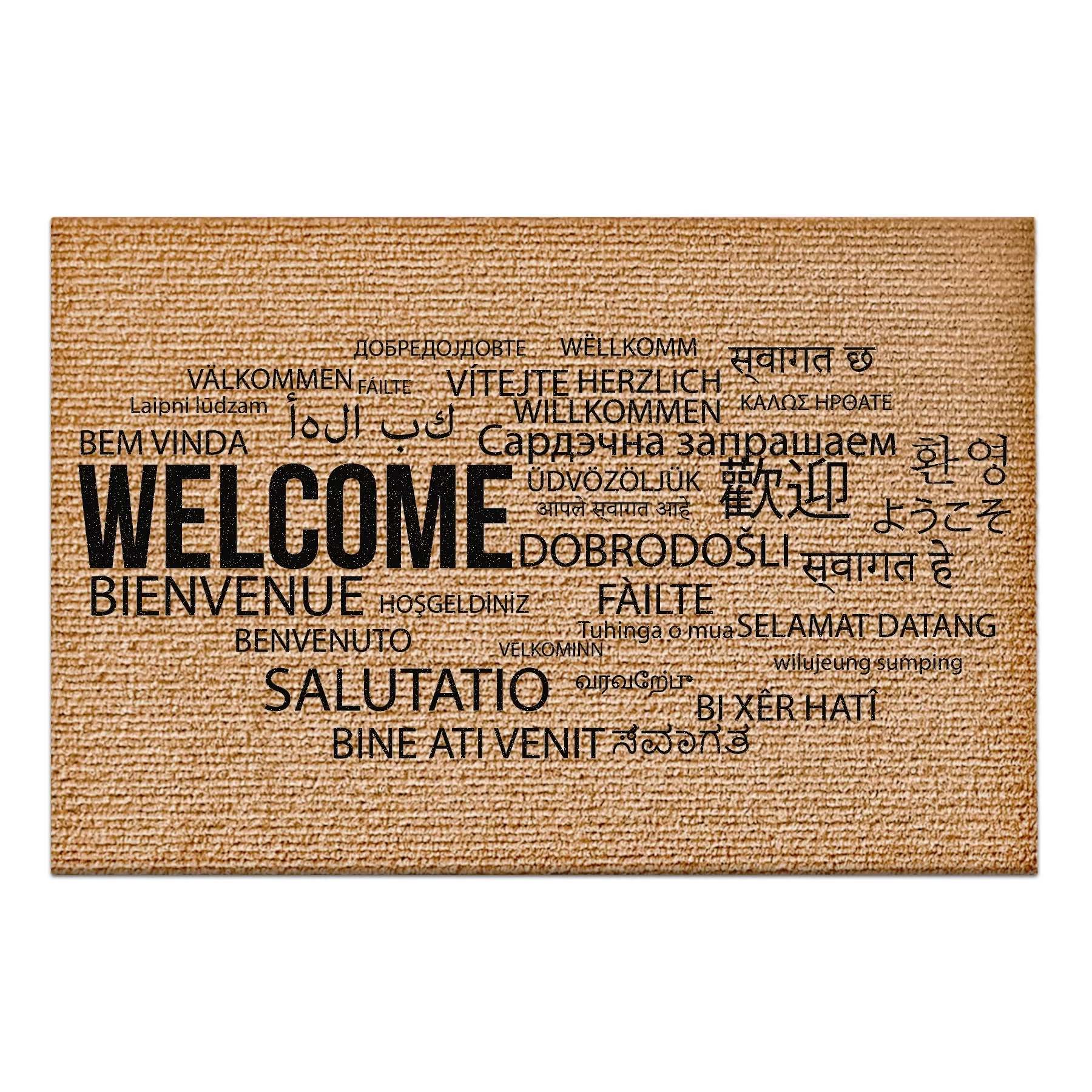 Picture of Decovetro Hoşgeldiniz Desenli Kapı Önü Halı Paspas 40 x 60 Cm