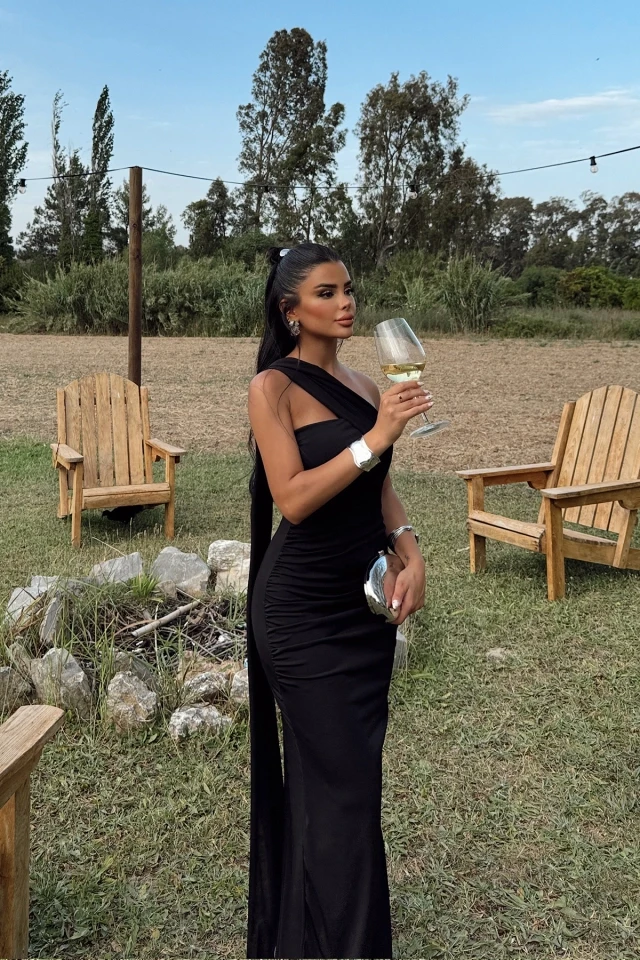 Picture of Black Coraline Tie Dress