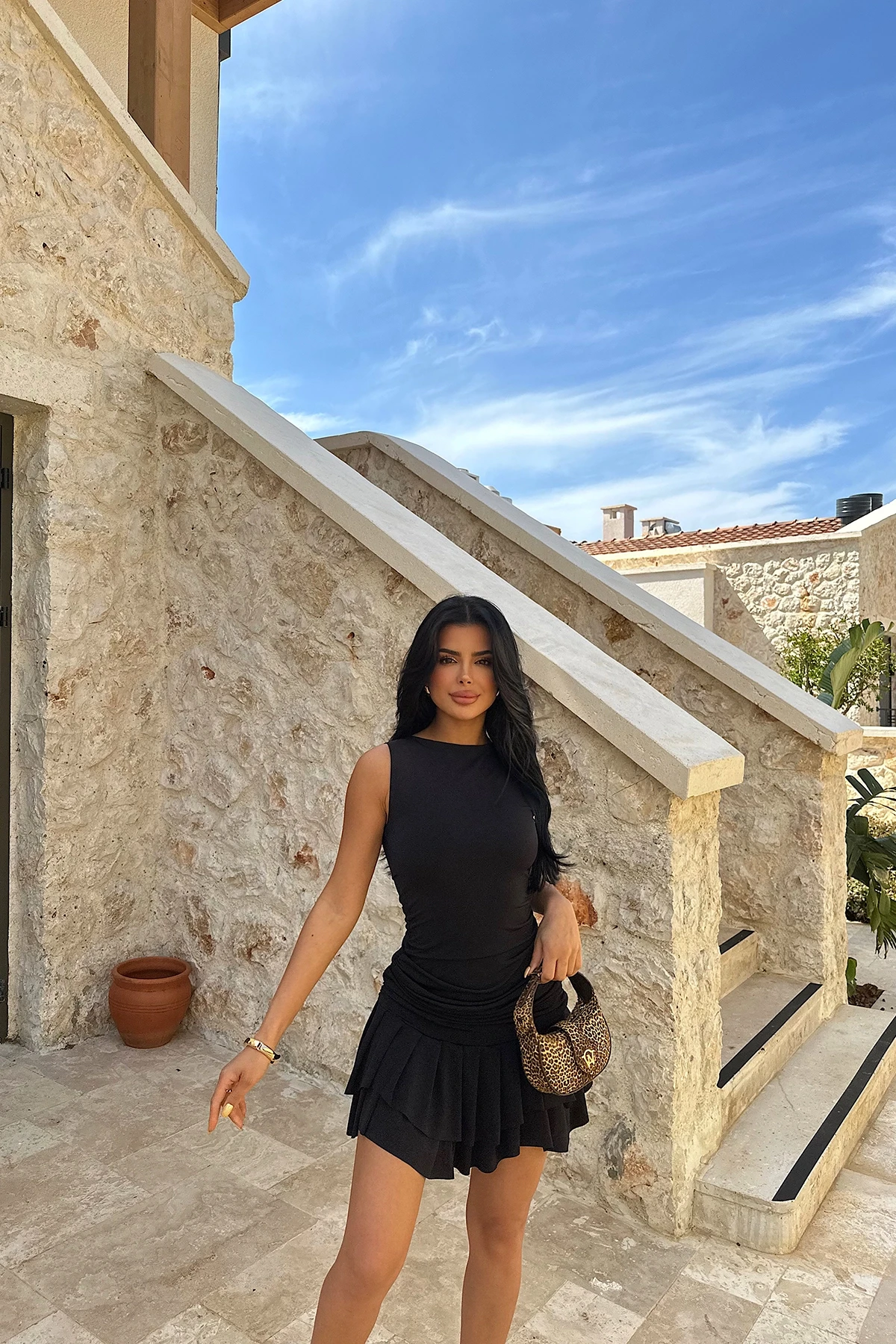 Picture of Black Jacie Mini Dress