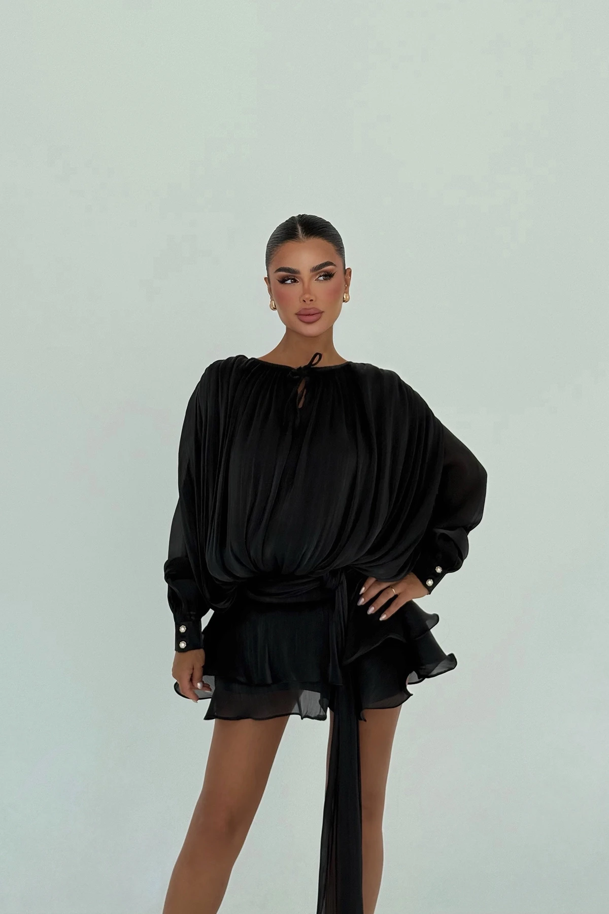 Picture of Black Salerno Mini Dress