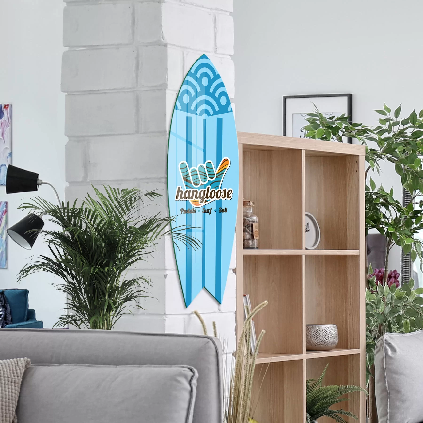 Picture of Decovetro ST 4035 Dekoratif Cam Sörf Tahtası 33x100 Cm