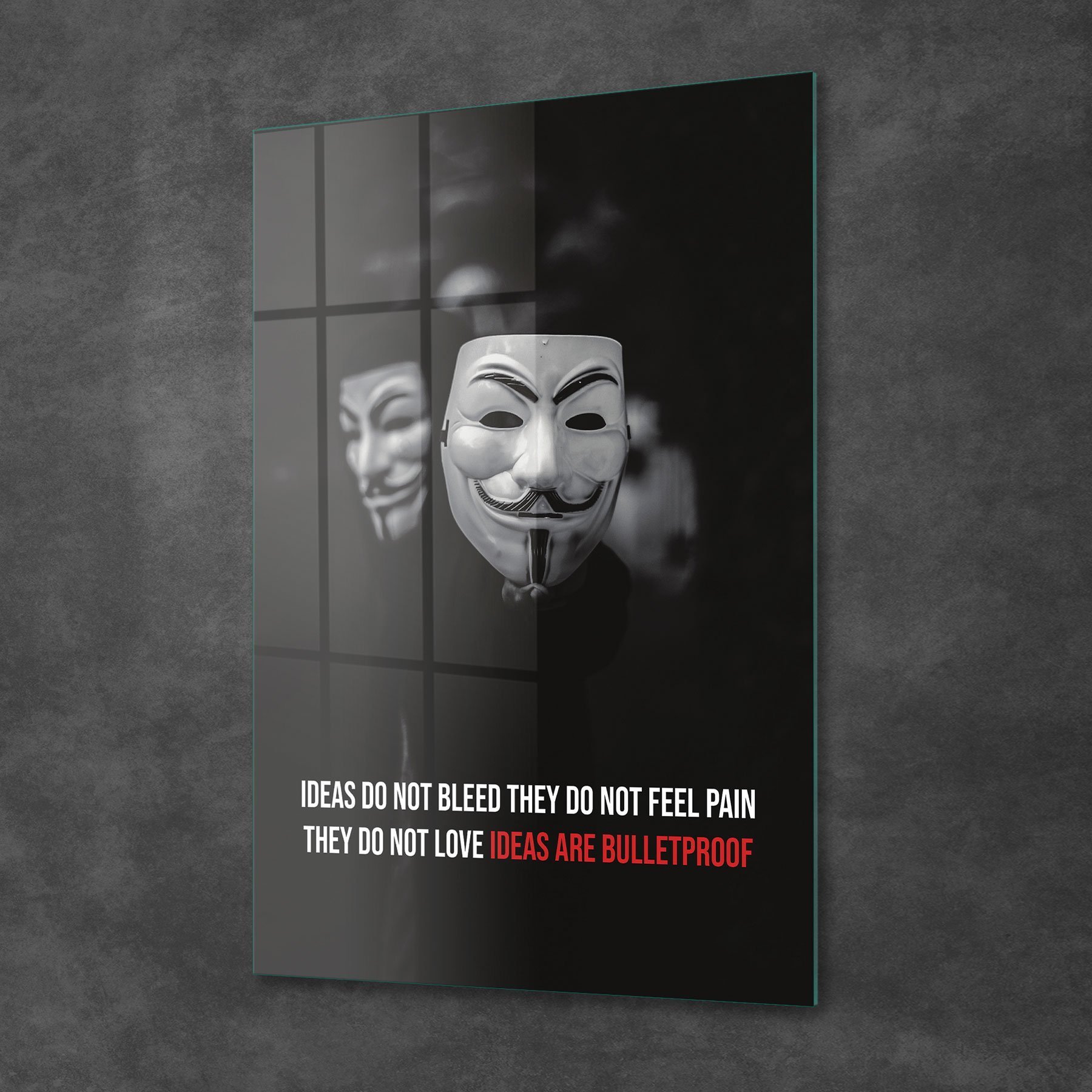 Picture of Decovetro Cam Tablo V For Vendetta 30x40 cm