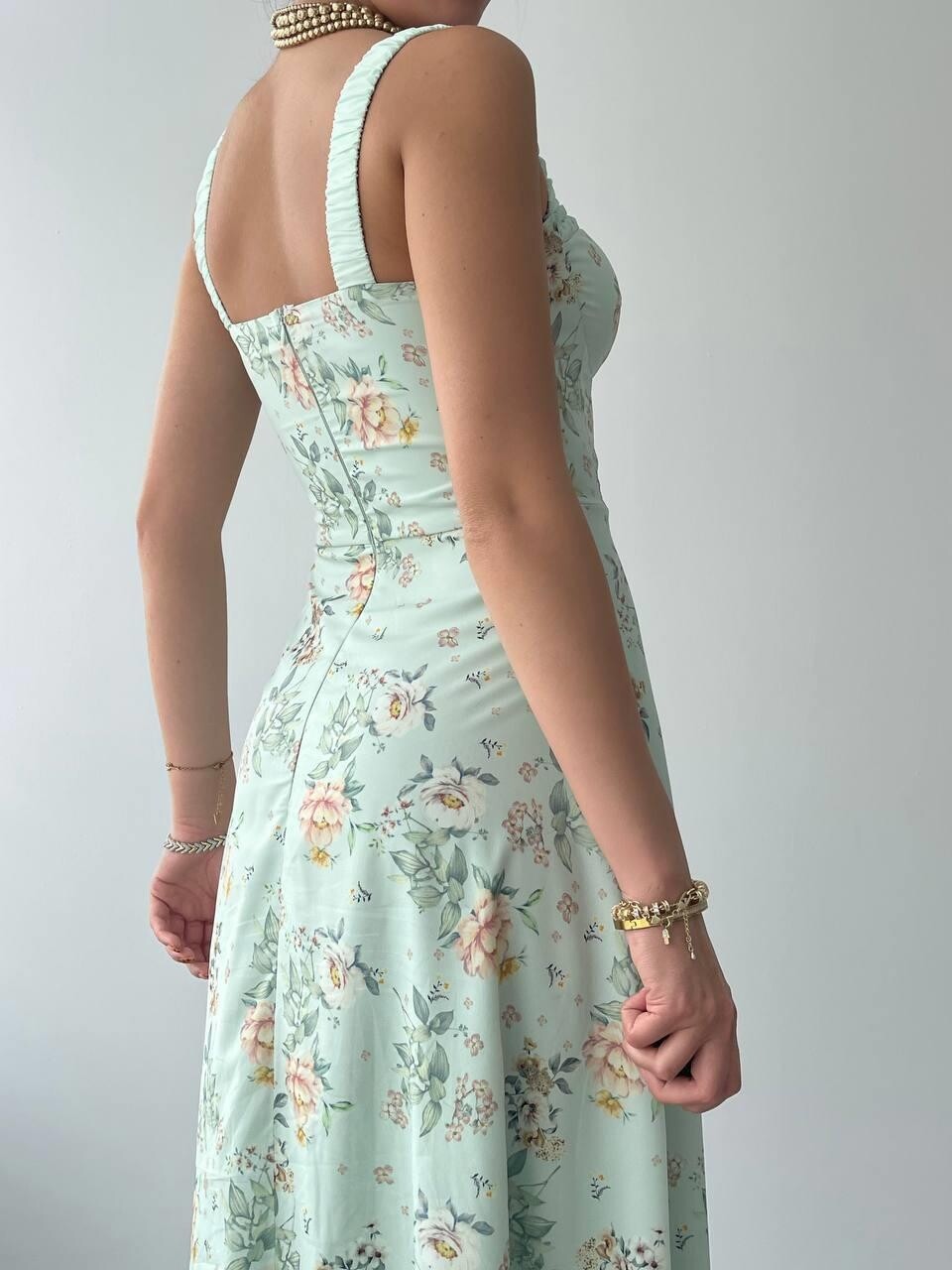 Picture of Anjelik Yırtmaç Detaylı Elbise