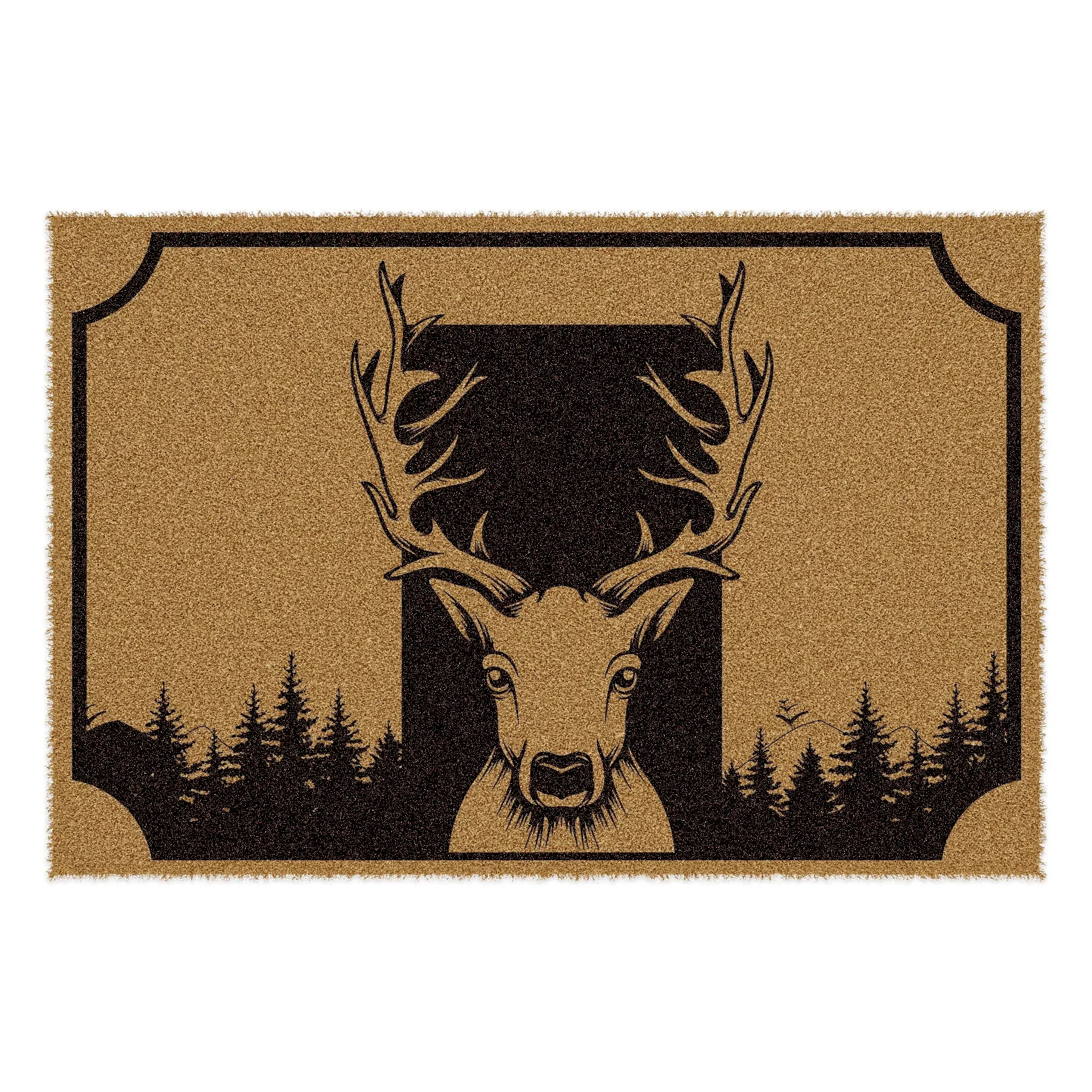 Picture of Decovetro Paspas Geyik Desenli Kapı Önü Paspası40 x 60 Cm