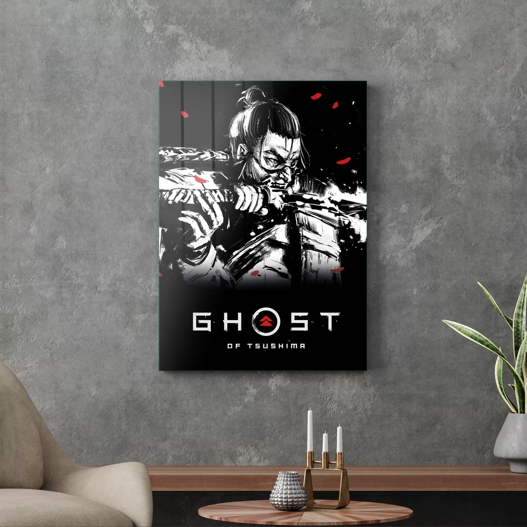 Picture of Decovetro Cam Tablo Ghost Of Tsushima 50x70 cm