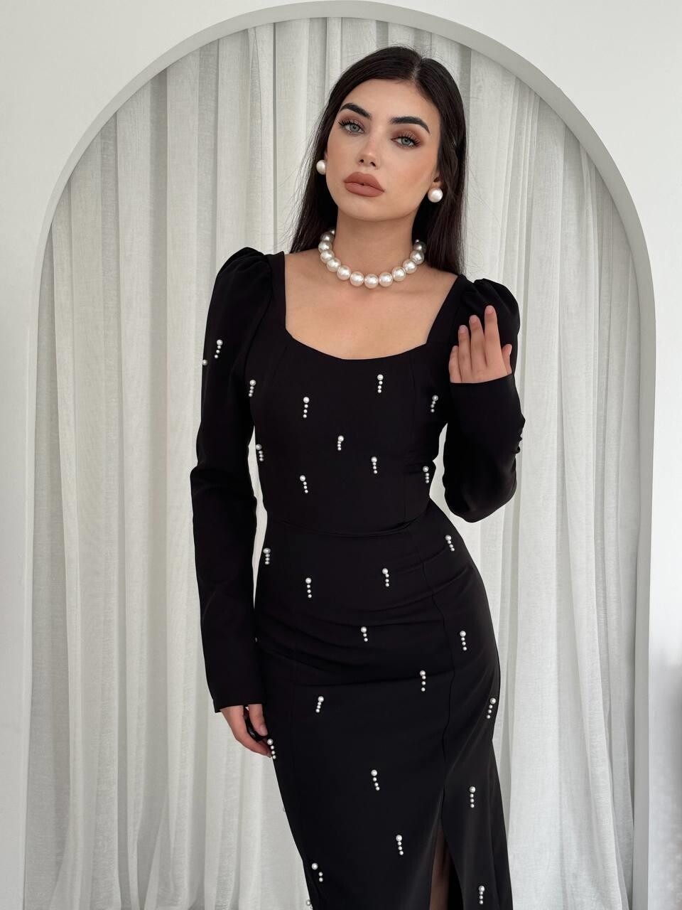 Picture of Akit İnci Detaylı Elbise