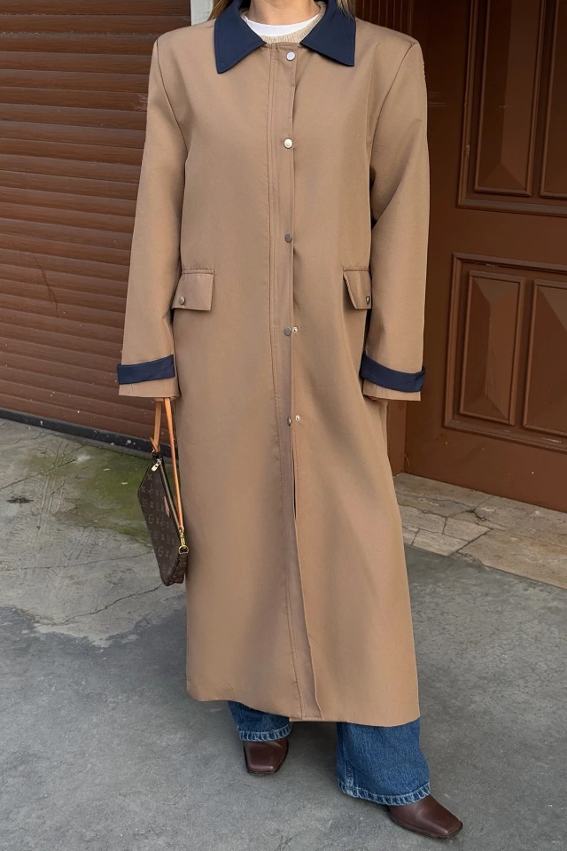 Picture of Brown Aldabella Trench Coat