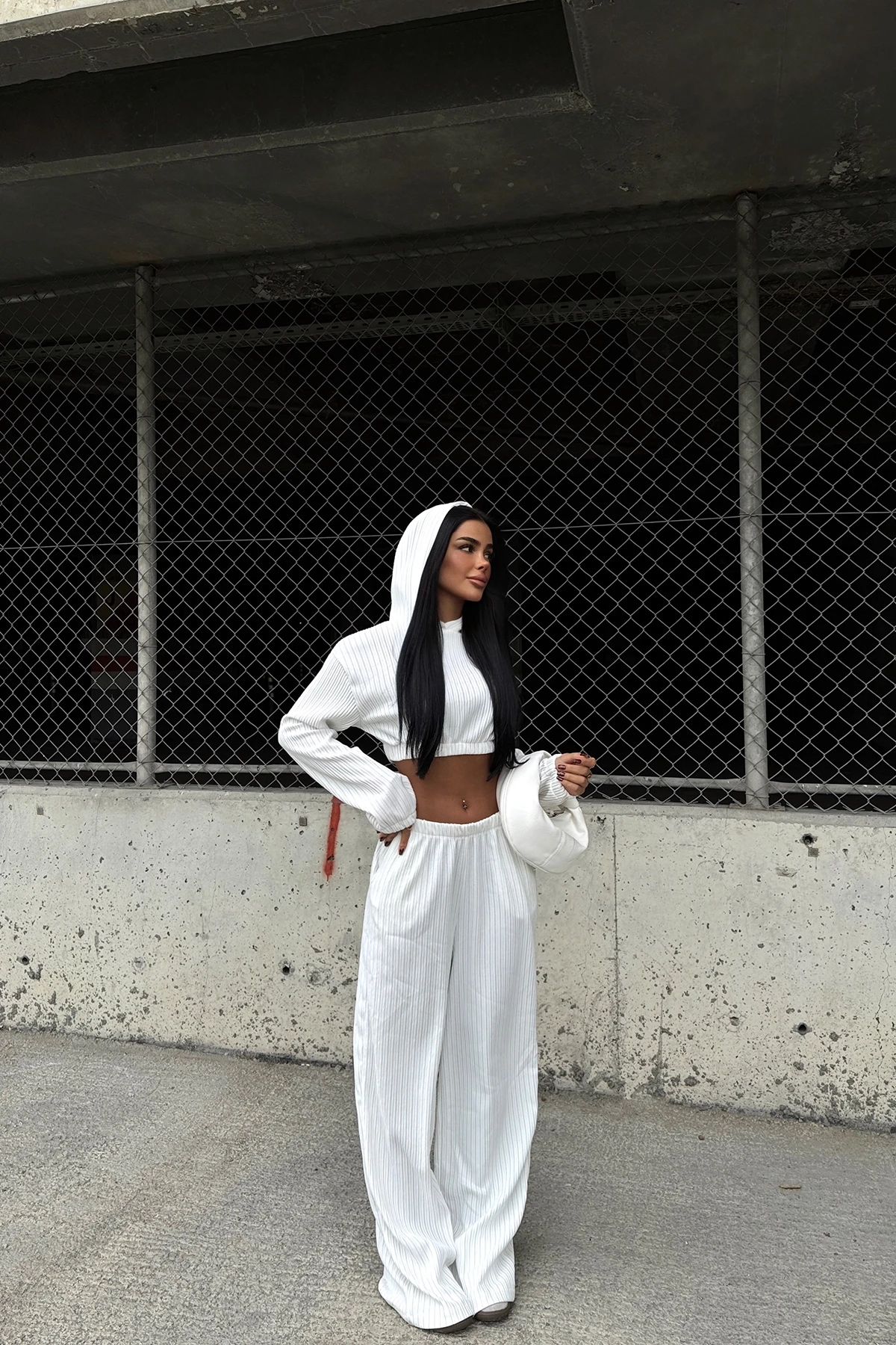 Picture of White Trouser Suit
