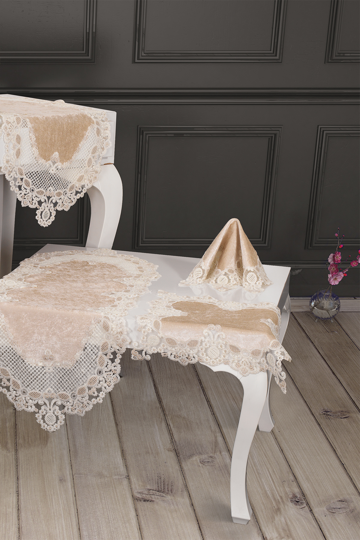 Picture of Nema Kadife Salon Takımı 5 Parça