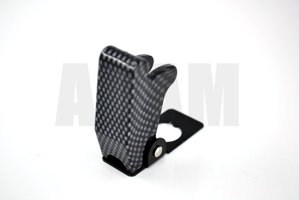 Picture of Karbon Dizayn Aircraft Toggle Switch Emniyet Muhafaza Anahtar Kapağı Ø12mm