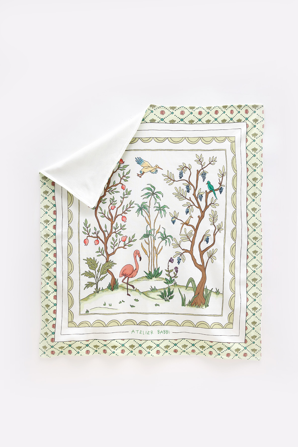 Picture of Çift Taraflı Bebek Battaniyesi - İlkbahar