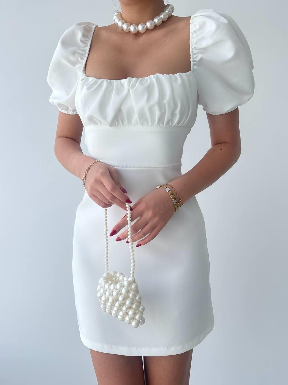 Picture of Hessen Sırt Dekolteli Elbise