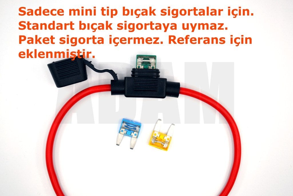 Picture of Mini Bıçak Sigorta Yuvası 1,5mm² Kablolu Sıvı Muhafazalı Dış Mekan MT-SYM15