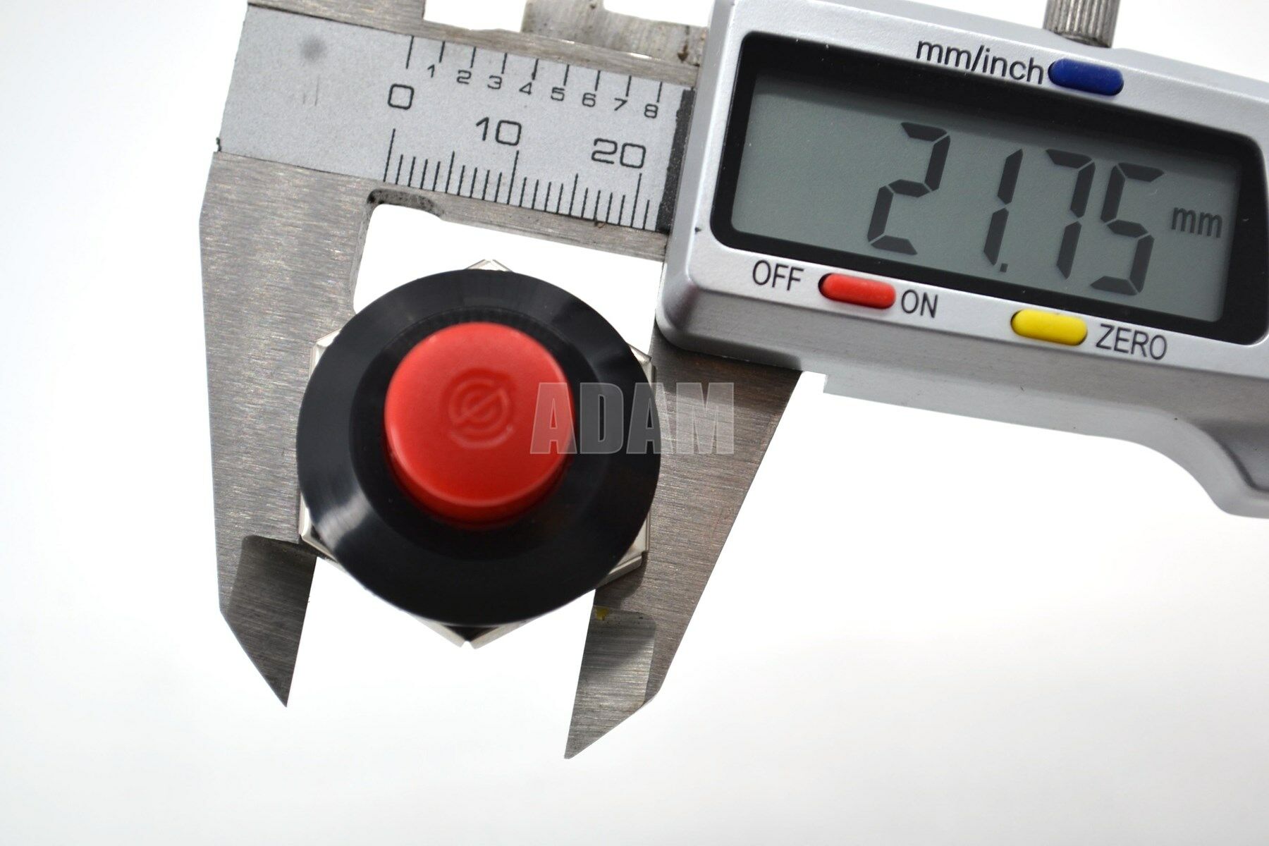 Picture of Korna Ve Kapı Butonu Kırmızı Düğmeli Plastik 12V Eng