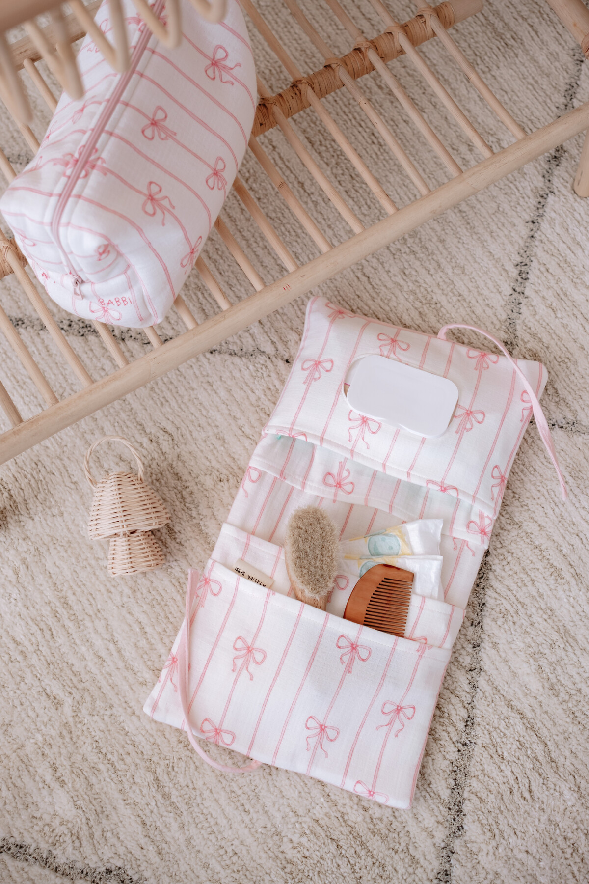 Picture of Bebek Bakım Hediye Seti - Kurdele / Pembe