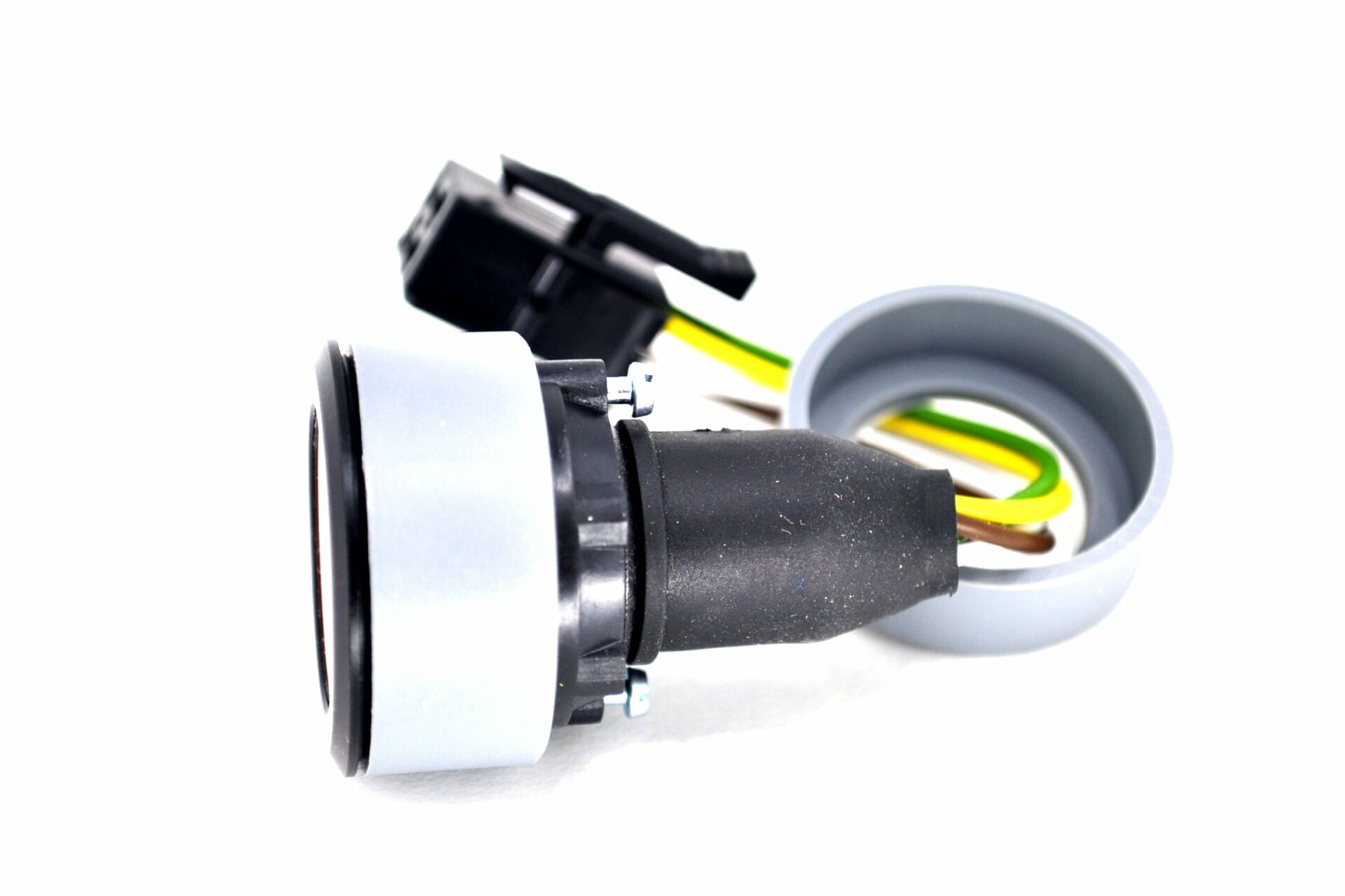 Picture of 24V Otobüs Kapı Açma Butonu Kırmızı Işıklı Düz Düğme