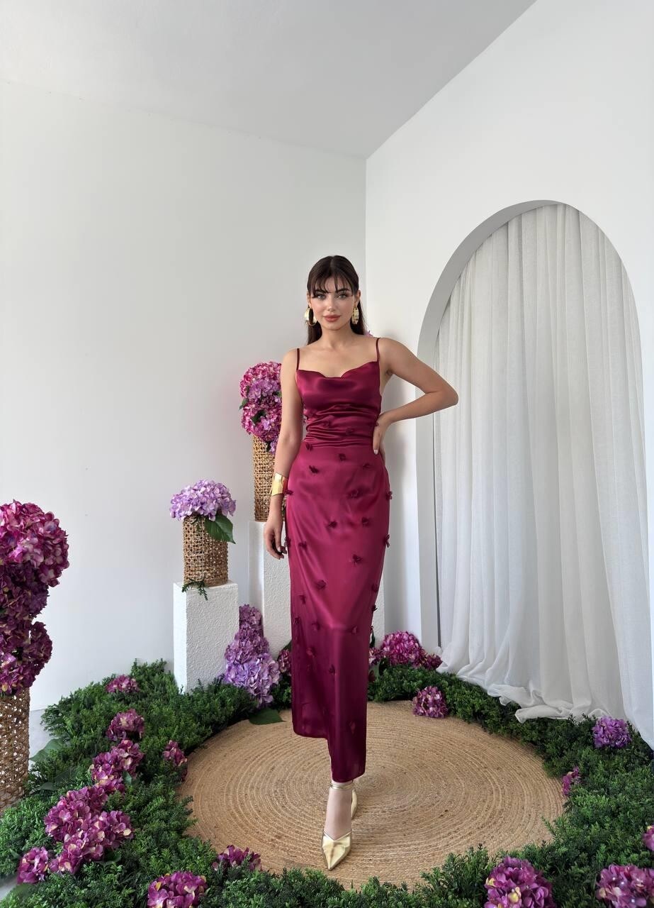 Picture of Dora Çiçek Detaylı Elbise