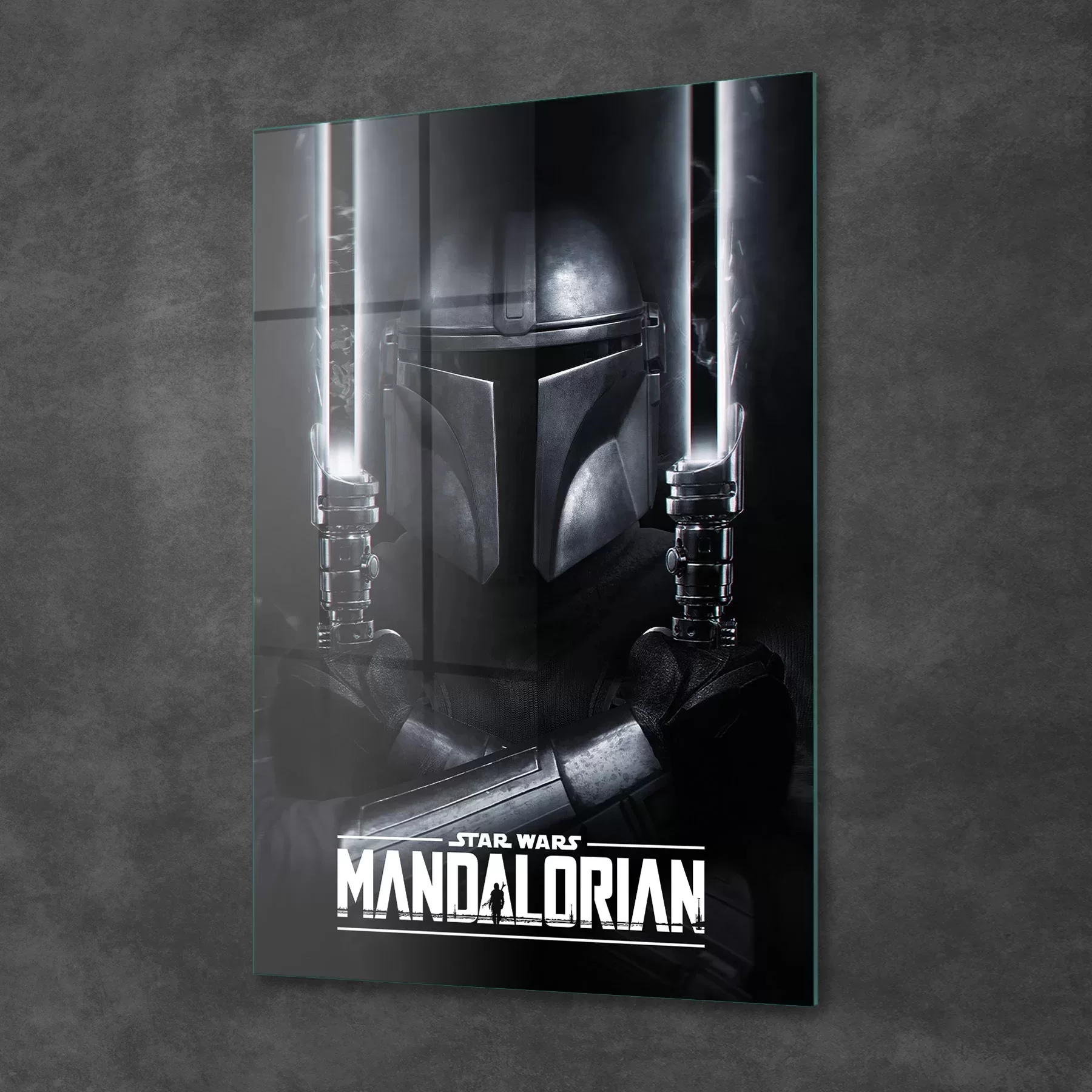 Picture of Decovetro Cam Tablo Star Wars Mandalorian Black Saber 70x100 cm