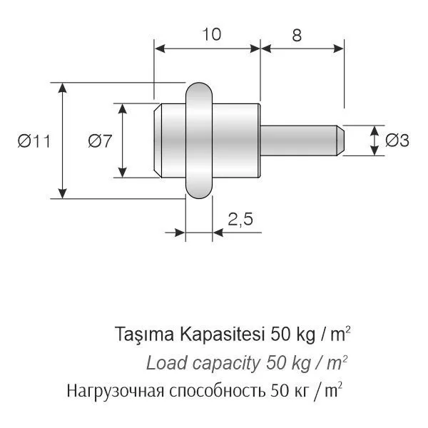 Picture of ÇİVİLİ CONTALI RAF PİMİ