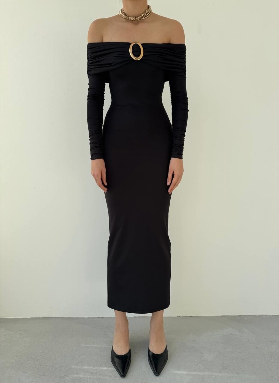 Picture of Maca Straplez Elbise