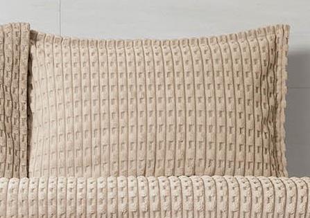 Picture of Merinos Modern Twist 3 Parça Çift Kişilik Battaniye Seti Kutulu 220x240 Mocha