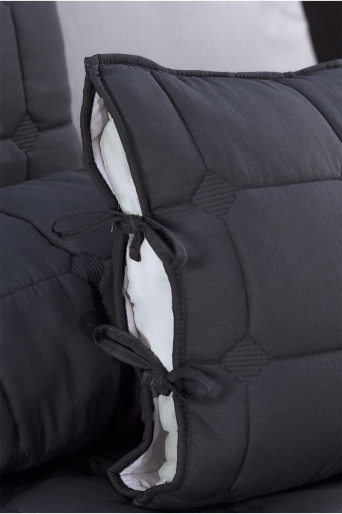 Picture of Cratos Comfort Çift Kişilik Yatak Örtüsü Antrasit