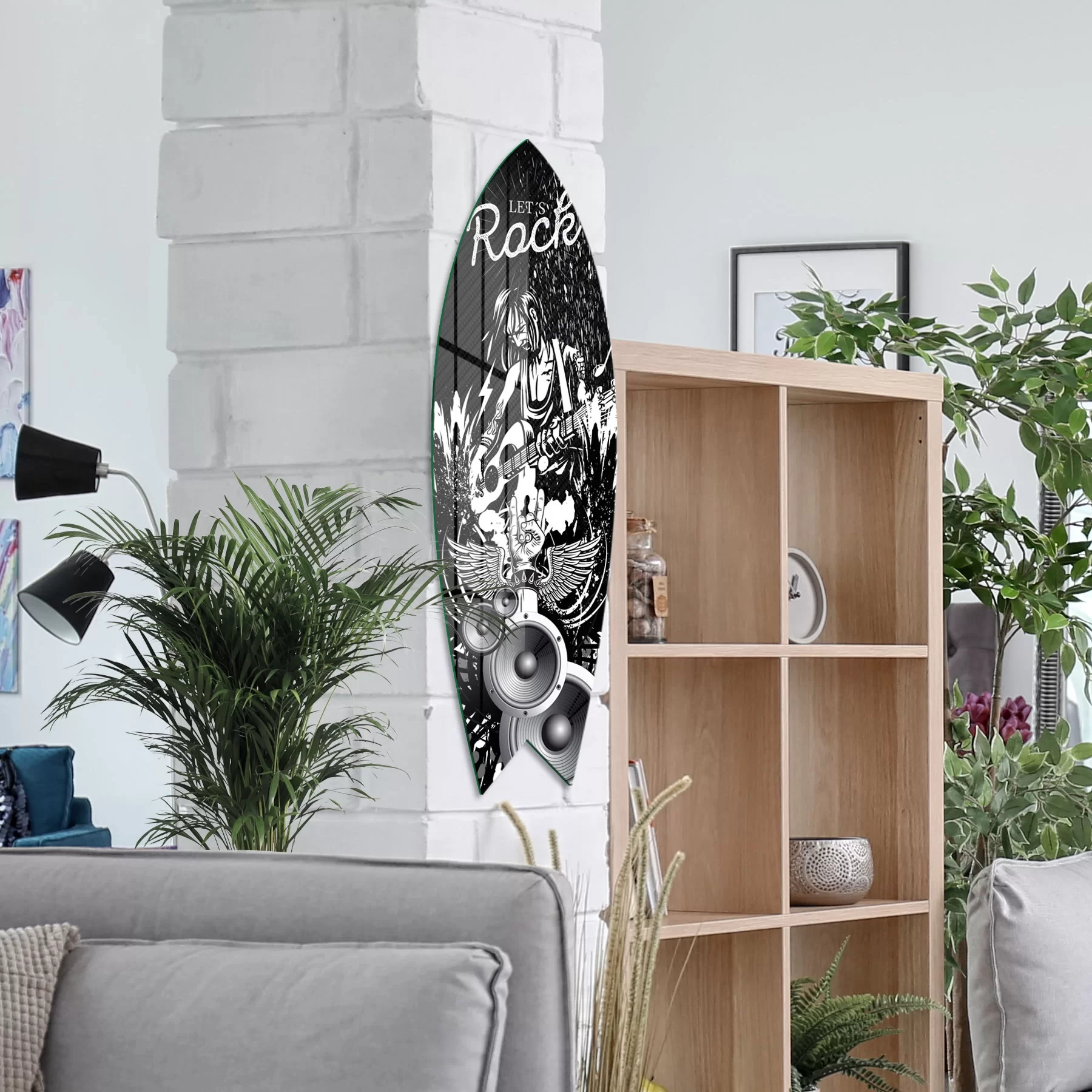 Picture of Decovetro ST 4028 Dekoratif Cam Sörf Tahtası 33x100 Cm