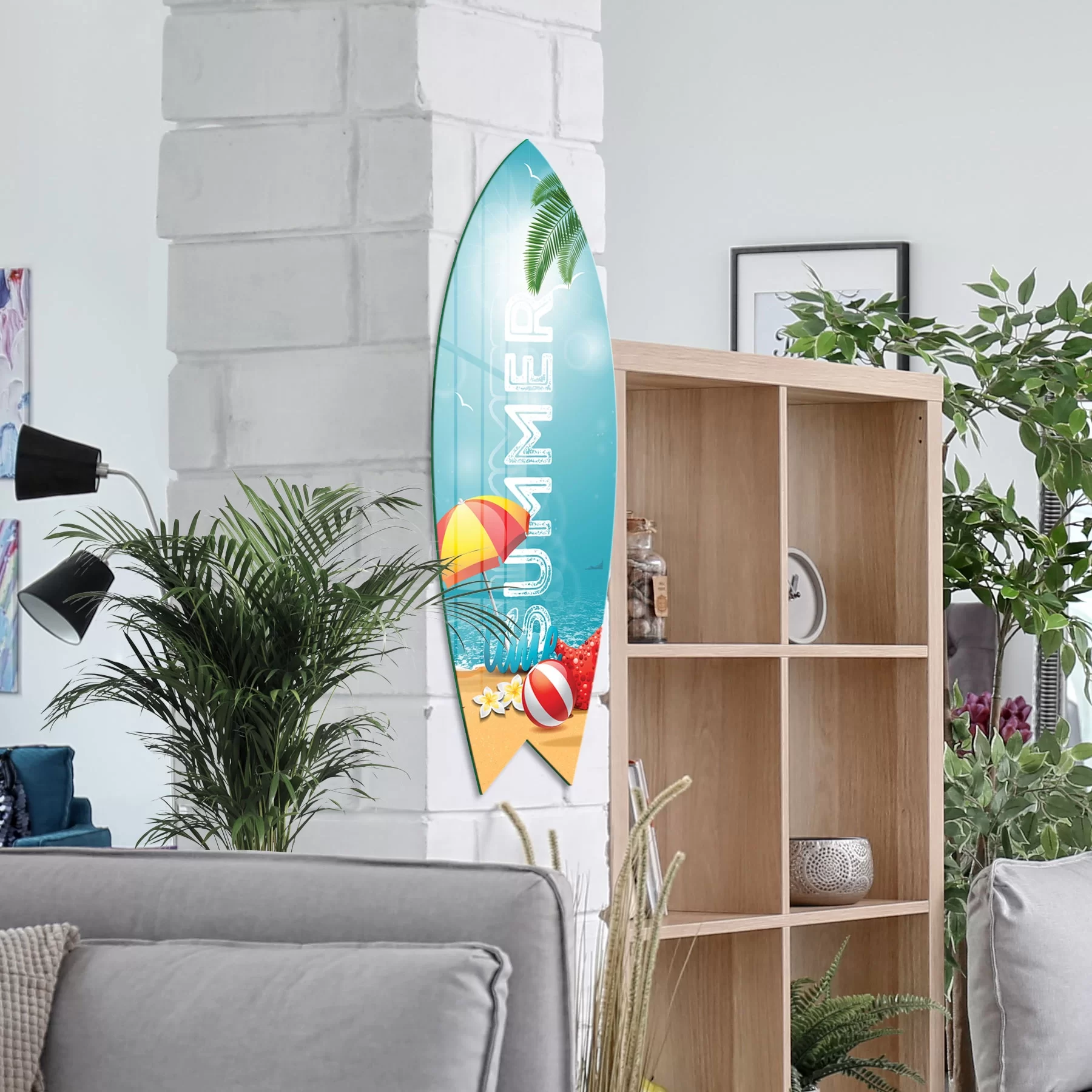 Picture of Decovetro ST 4025 Dekoratif Cam Sörf Tahtası 33x100 Cm