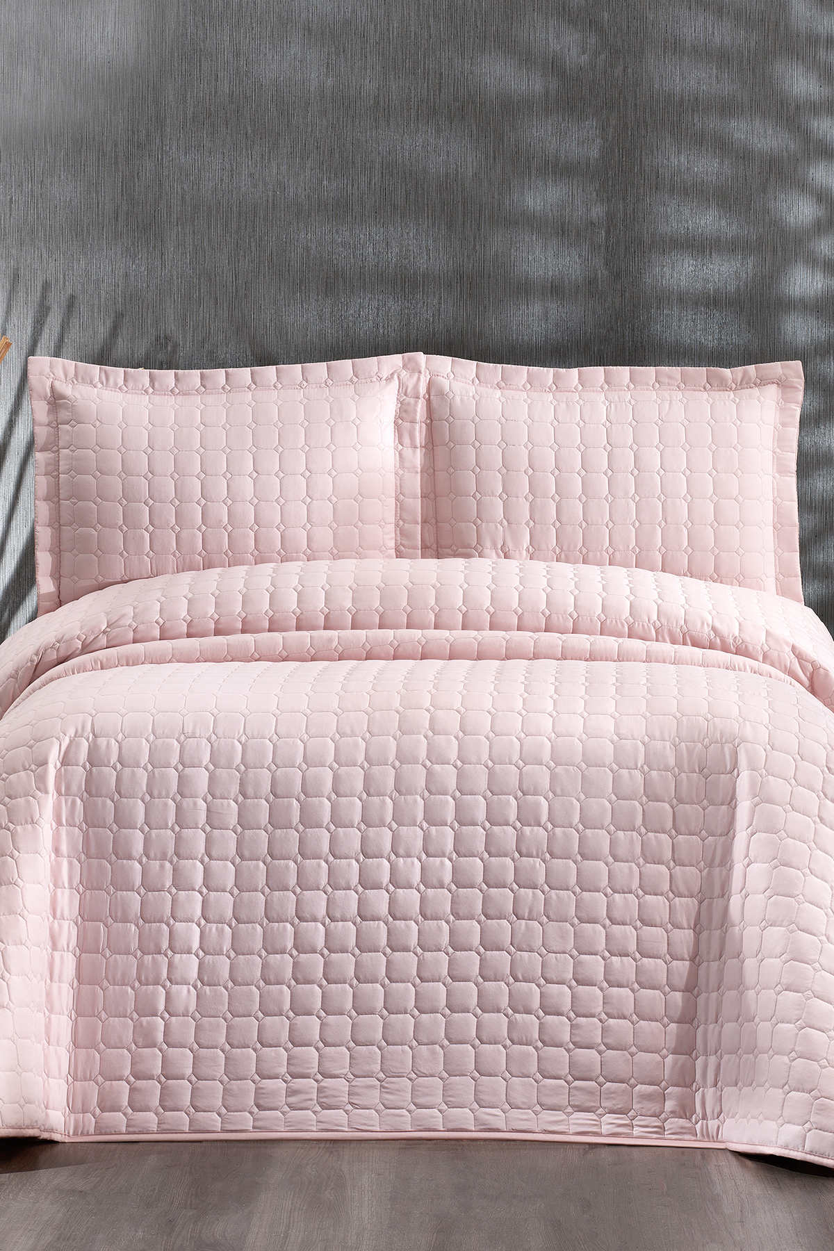 Picture of Estiva Çift Kişilik Yatak Örtüsü Pudra