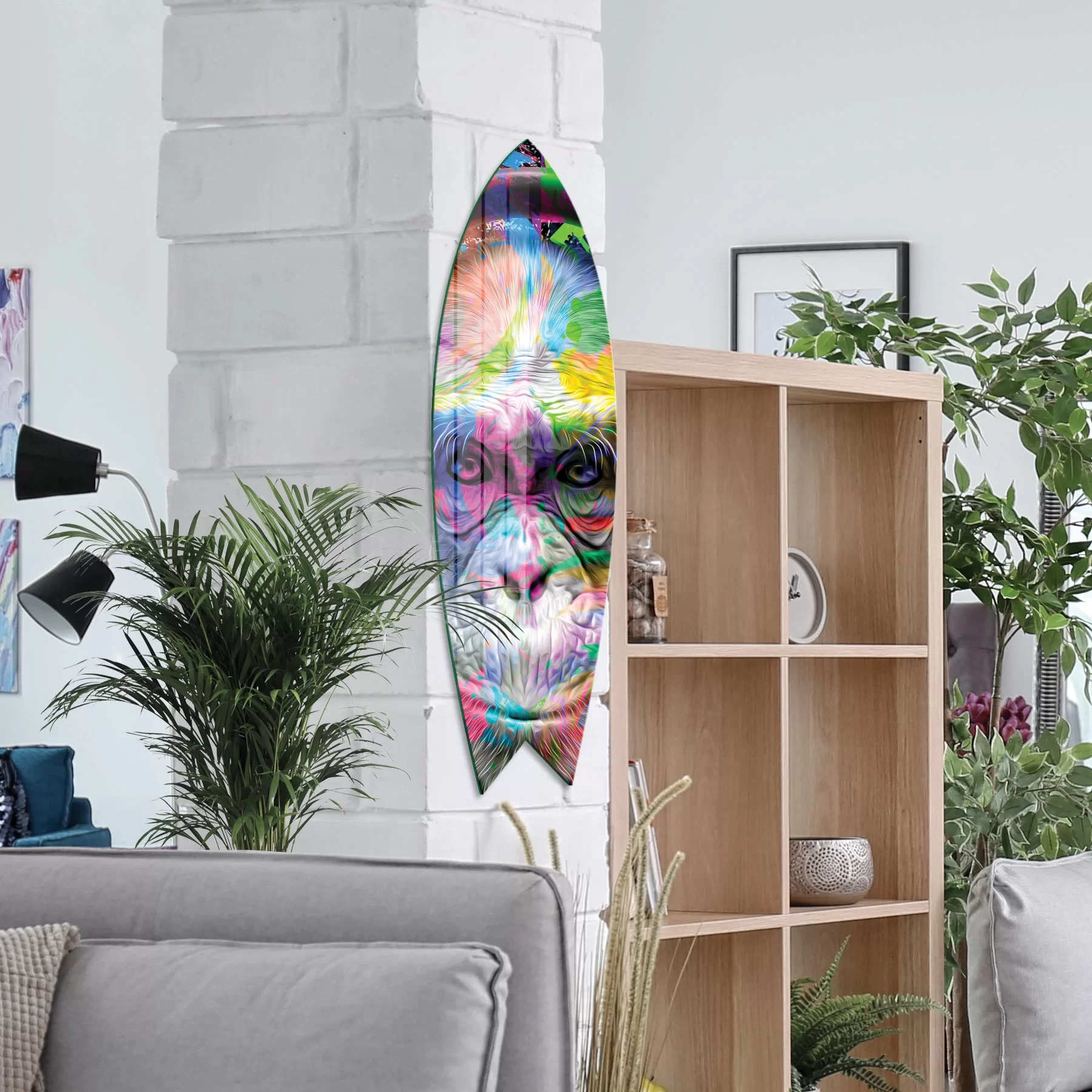 Picture of Decovetro ST 4096 Dekoratif Cam Sörf Tahtası 33x100 Cm