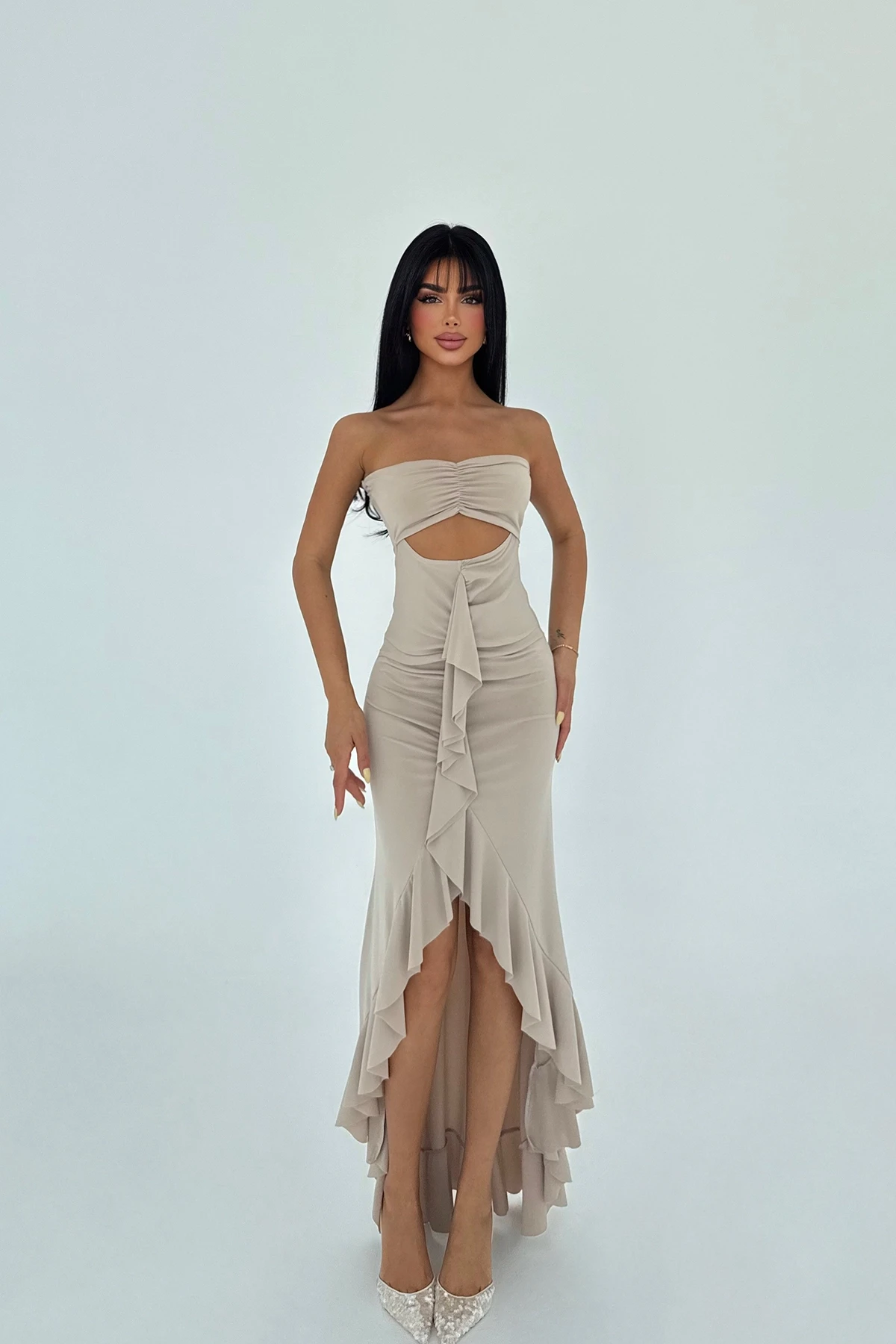 Picture of Beige Lilac Dress