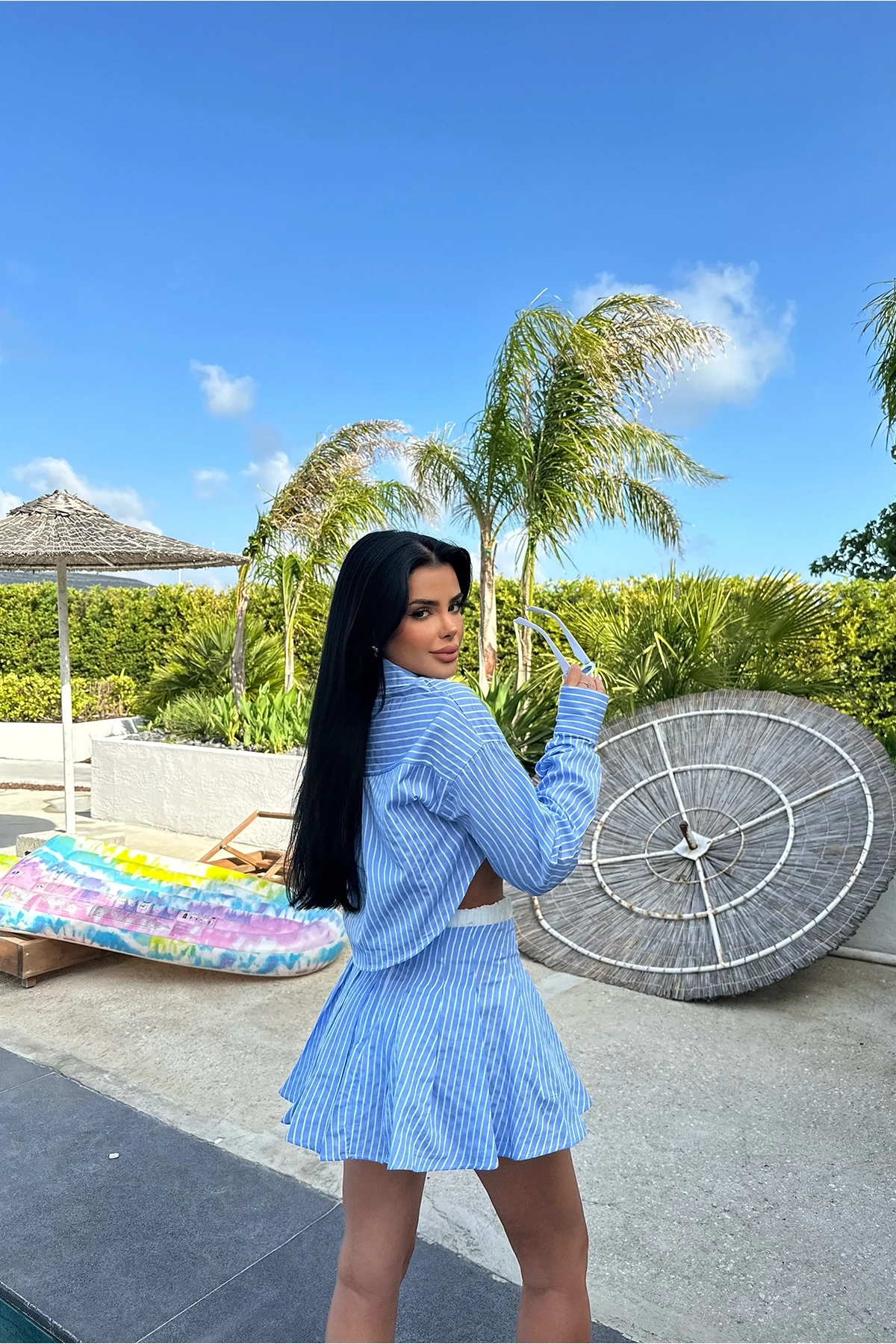 Picture of Blue Camile Striped Suit