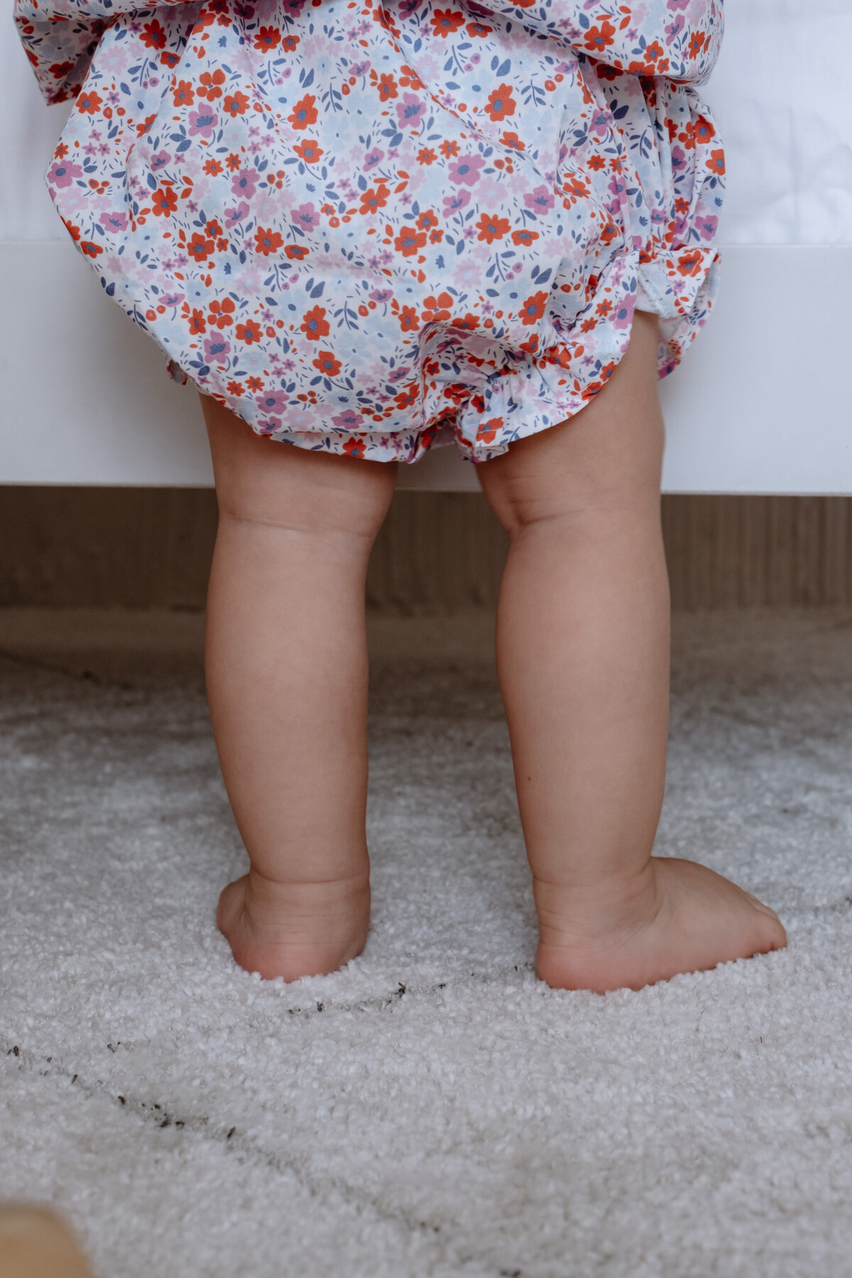 Picture of Kız Bebek Elbisesi - Minik Çiçekler / Kırmızı