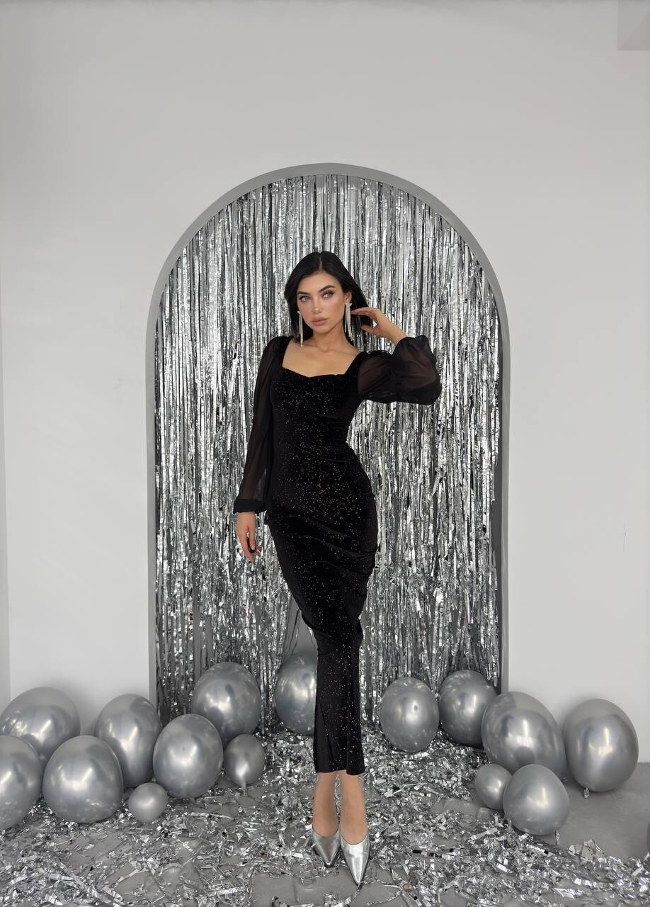 Picture of Meda Balon Kol Elbise