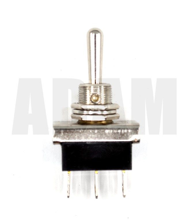 Picture of Toggle Switch 1-0-2 Yaylı Metal Anahtar 3 Fişli 25A MT-ANY25