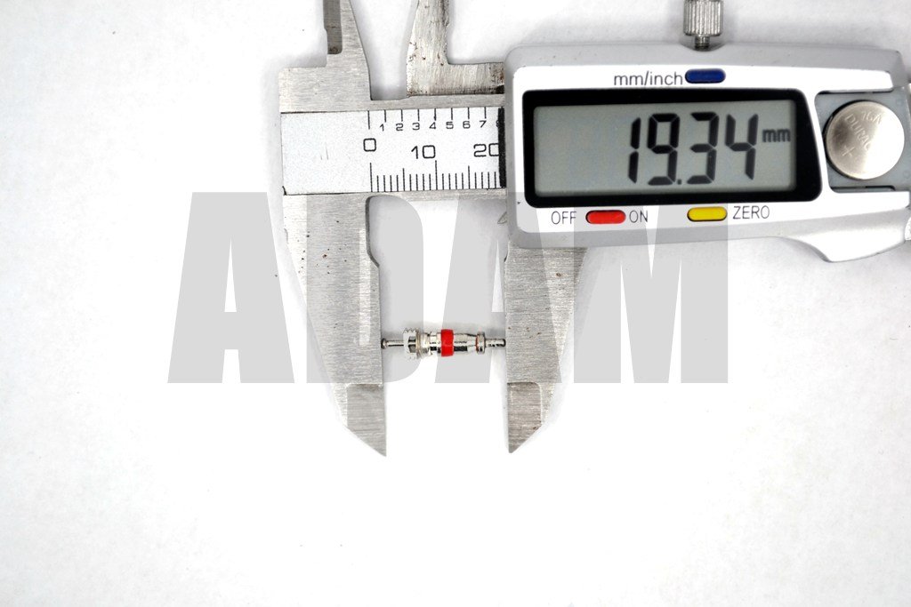 Picture of 500 Adet Kısa Lastik Sibop İğnesi Kırmızı Conta 2. Kalite Zamak Üzeri Çinko Kaplama