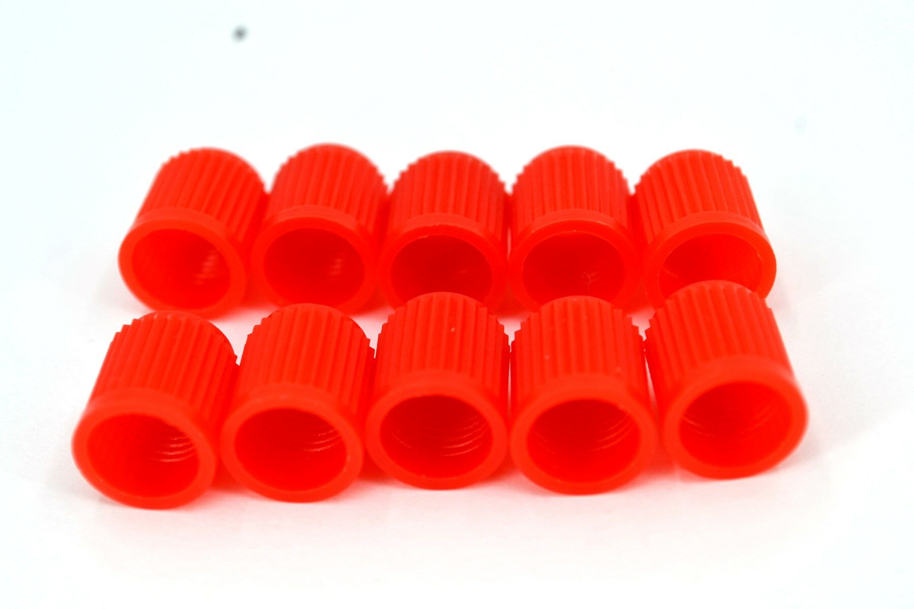 Picture of 10 Adet Kırmızı Oto Lastik Sibop Kapağı Plastik