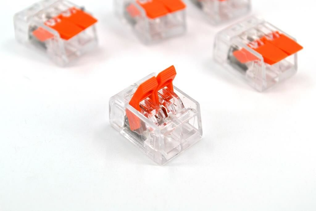 Picture of 5 Adet 2Li Mandallı Kablo Bağlantı Klemensi Elektrik Buat