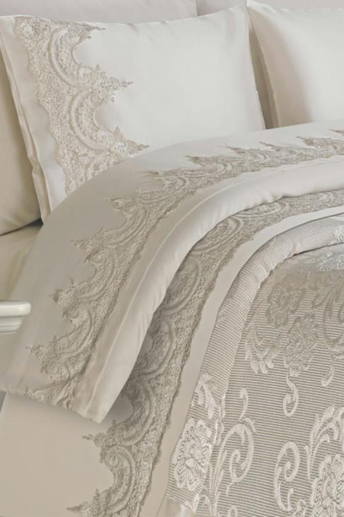 Picture of Çeyiz Diyarı Violet Gelin Seti 7 Parça Krem