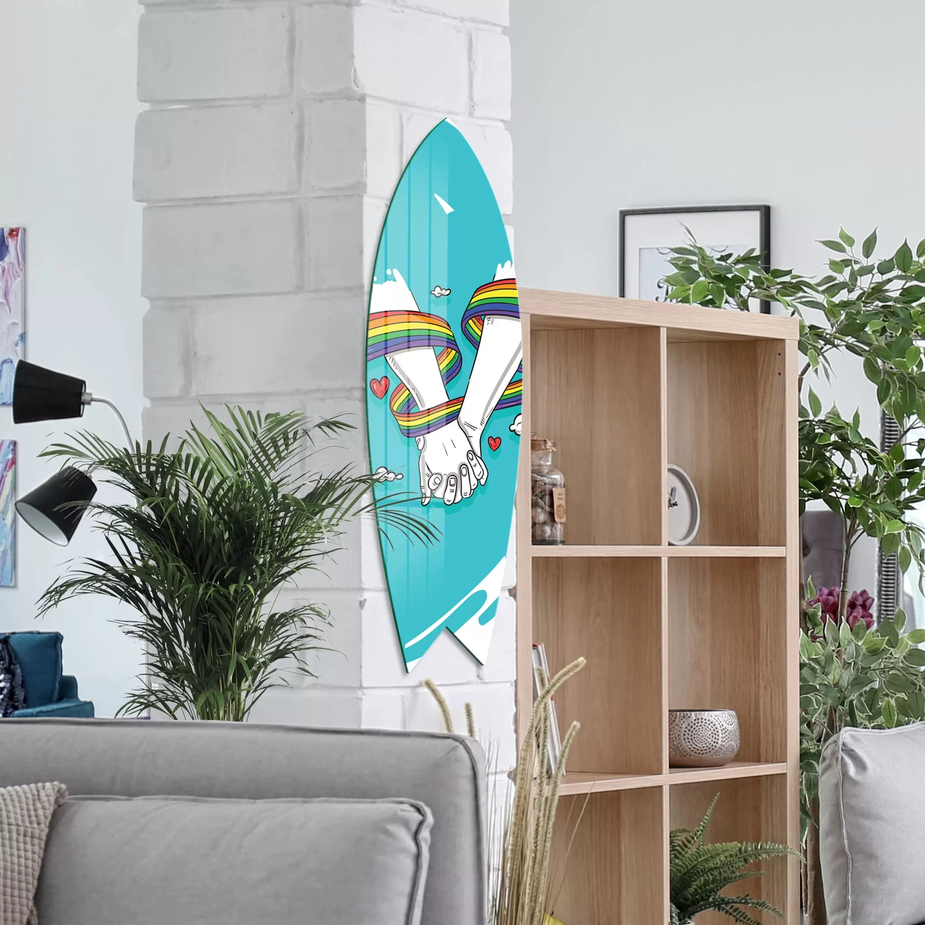 Picture of Decovetro ST 4068 Dekoratif Cam Sörf Tahtası 33x100 Cm